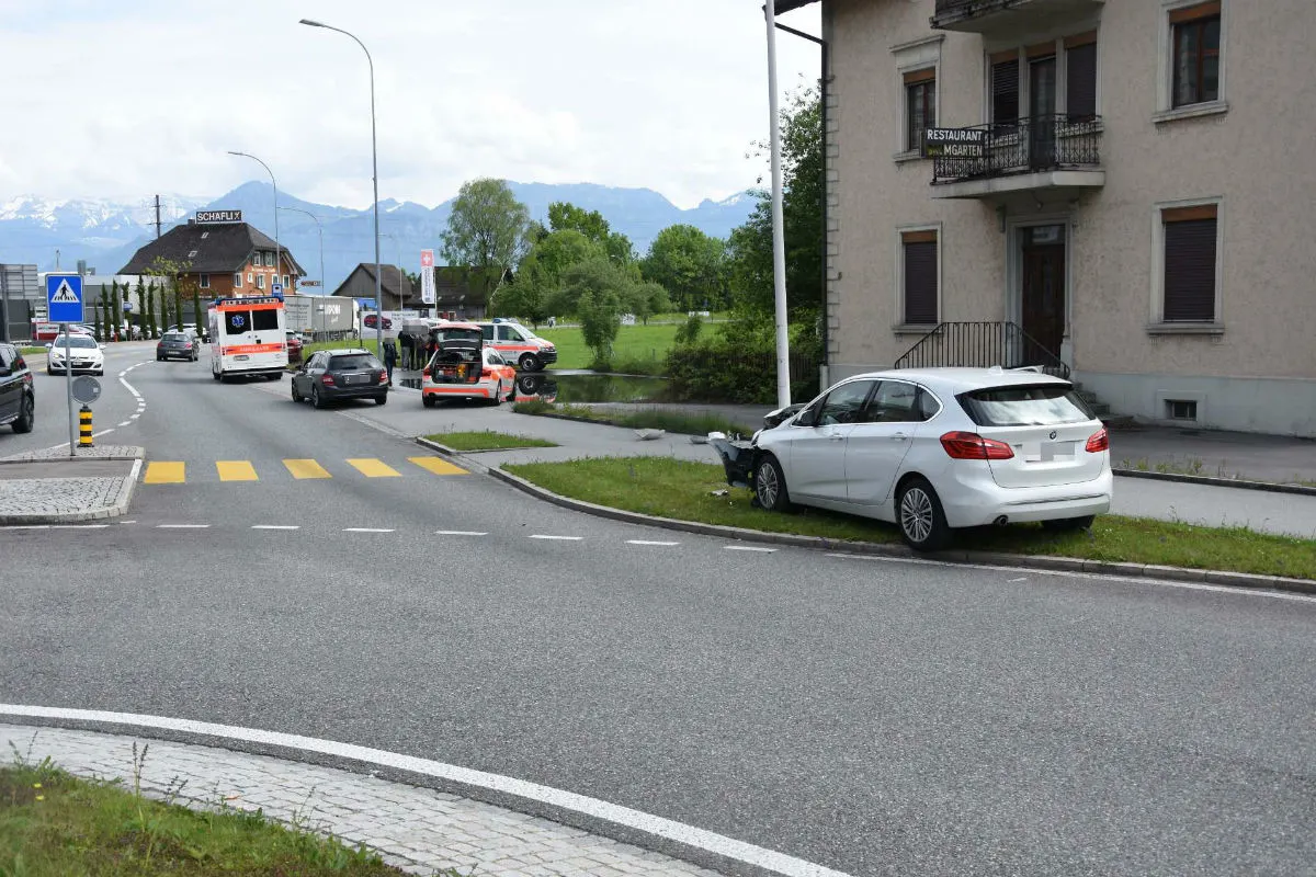St. Margrethen SG - 87-Jährige übersieht anderes Auto