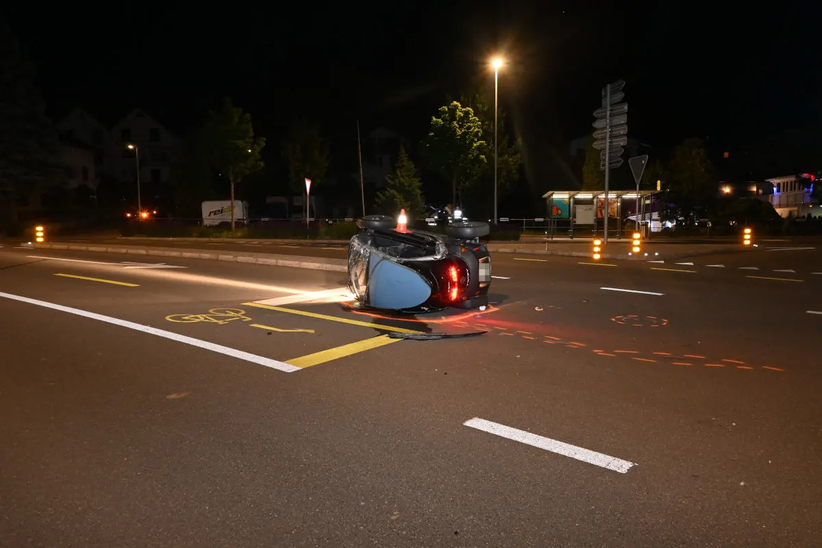 Balzers FL – Unfall mit Kleinmotorfahrzeug
