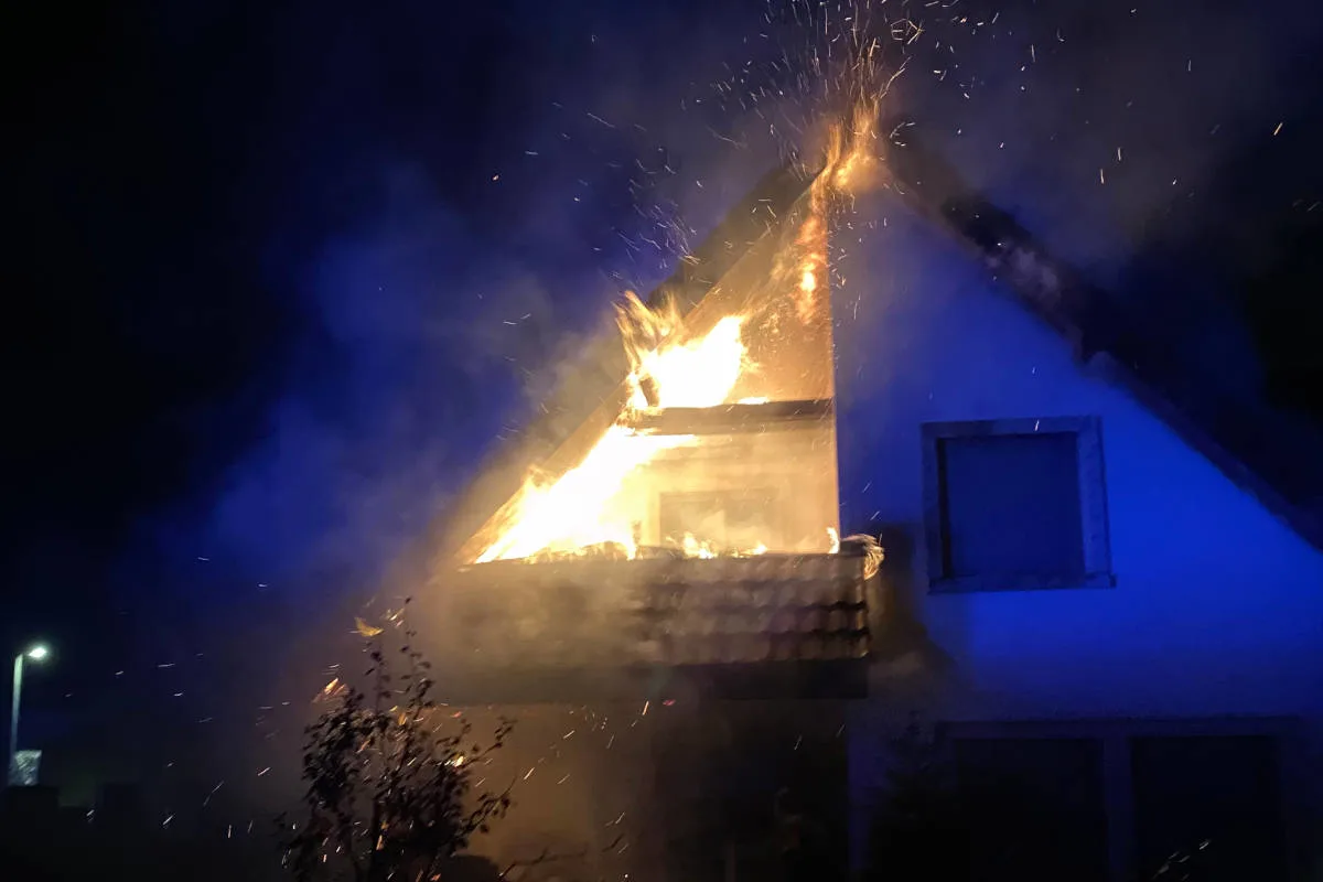 Möriken AG – Brand in Einfamilienhaus verursacht hohen Sachschaden