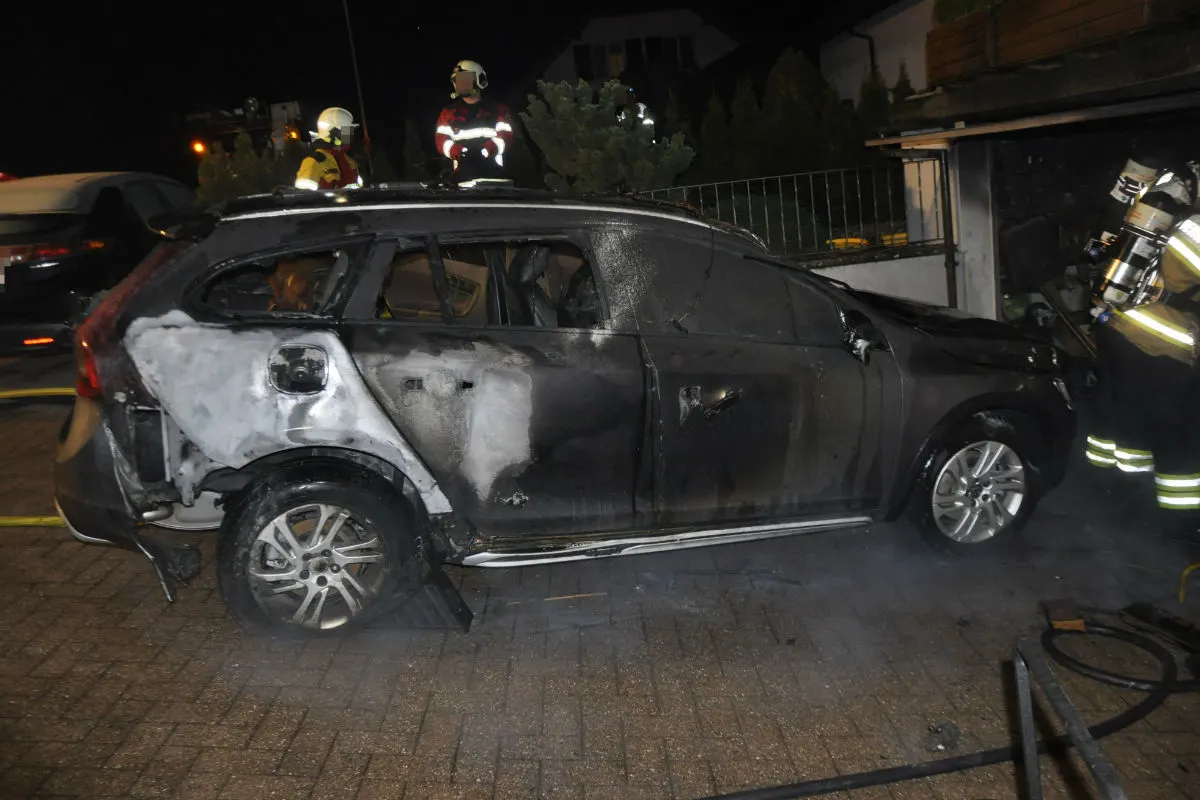 Niederbuchsiten SO - Brand in Garage eines Einfamilienhauses