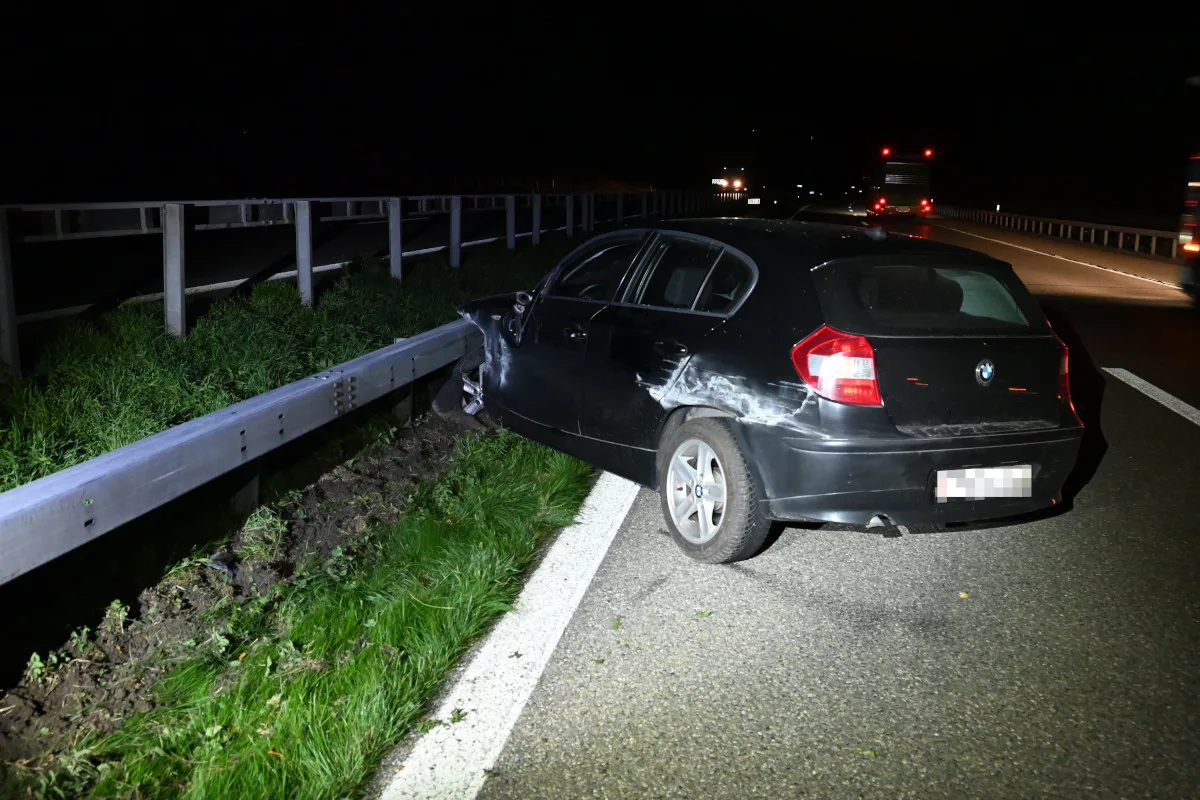 A1 Thal SG – Frau auf Autobahn verunfallt