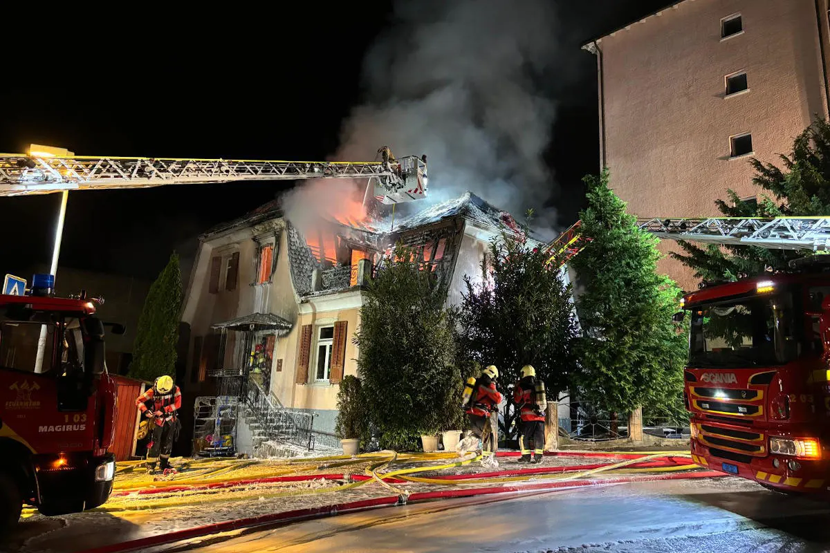 Neuhausen SH – Wohnhaus durch Brand zerstört