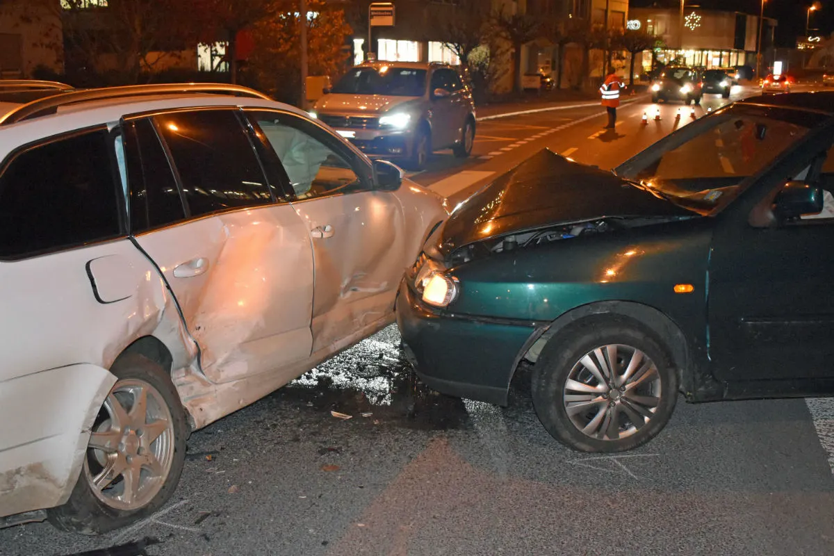 Reiden LU - Zwei Autos zusammengeprallt