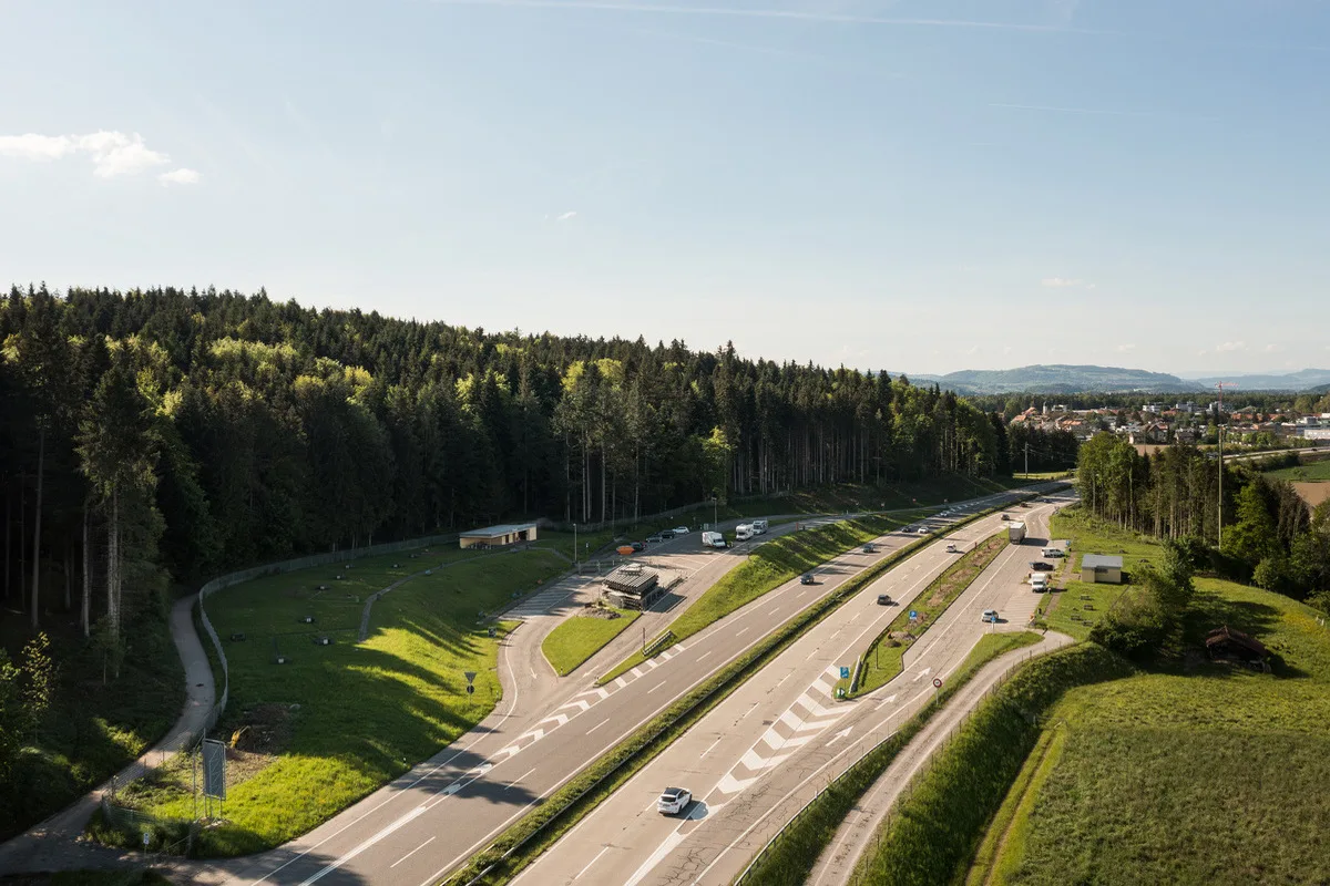 A6 Thun-Süd – Spiez - Rastplatz Buchholz bis ins Jahr 2026 gesperrt