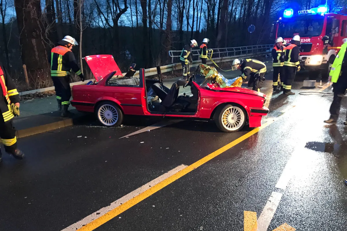 Rösrath – Schwerer Verkehrsunfall im Baustellenbereich