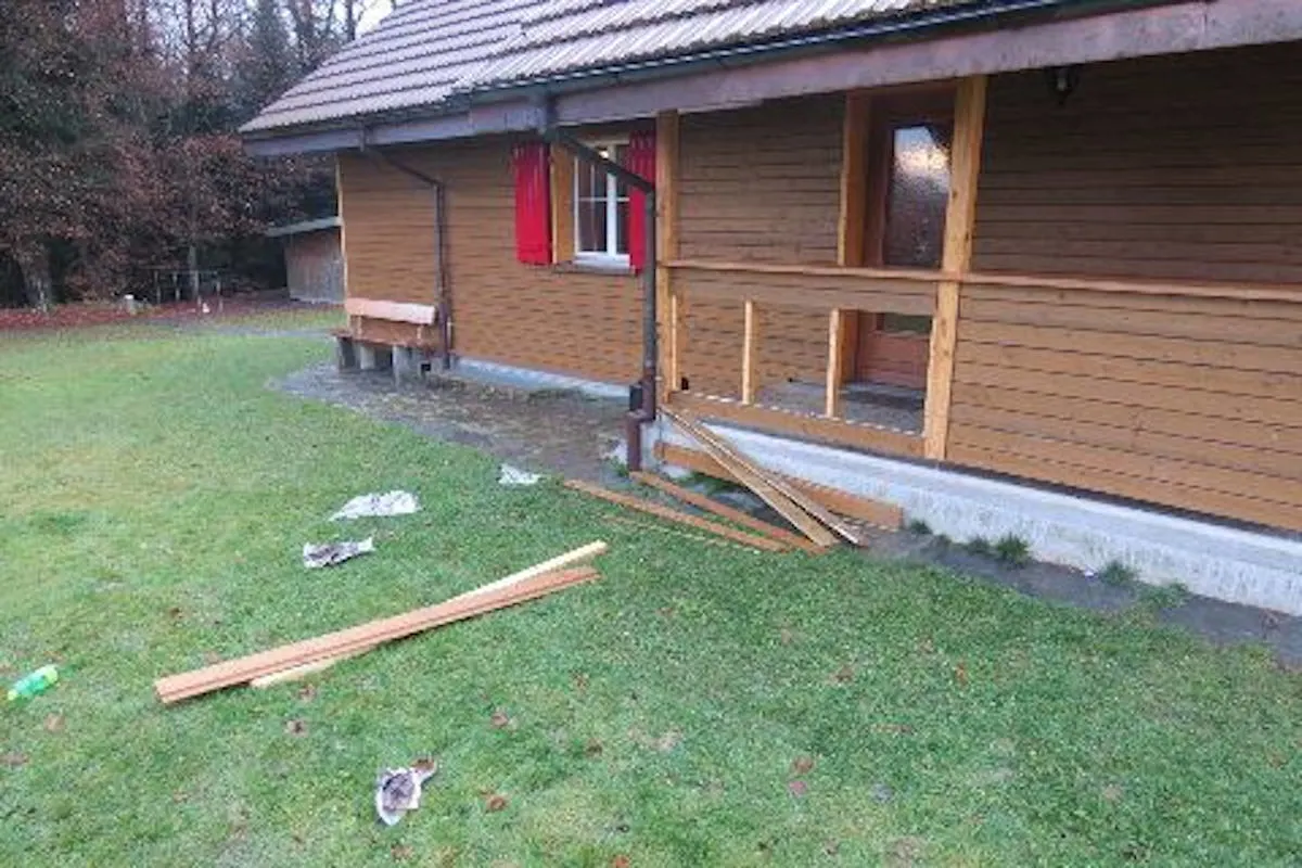 Zeugenaufruf Brittnau AG: Naturfreundehaus massiv beschädigt