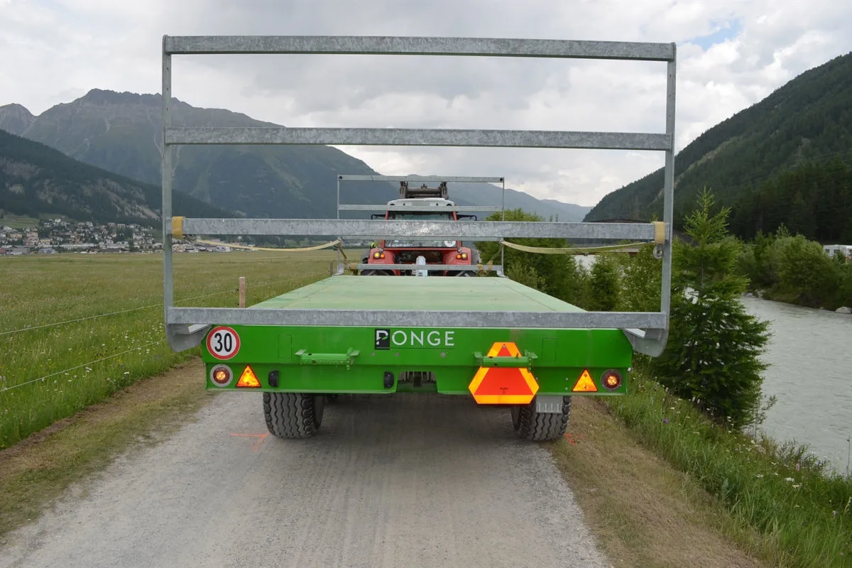 Samedan GR – Unfall zwischen Velofahrer und Traktor