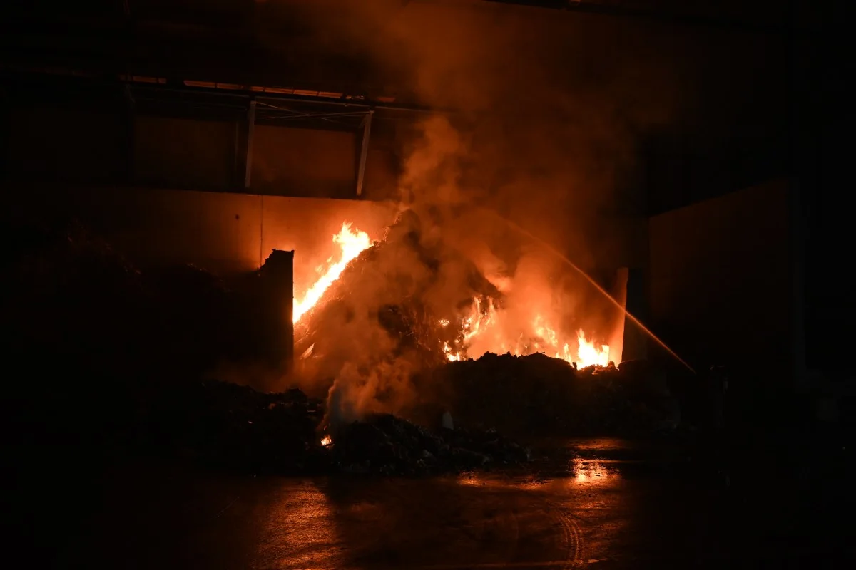 Rheineck SG - Brandfall in Recyclingfirma