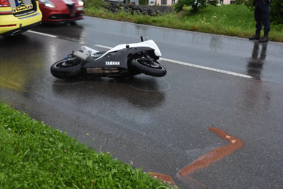 Kaltbrunn SG – Mit Motorrad gestürzt