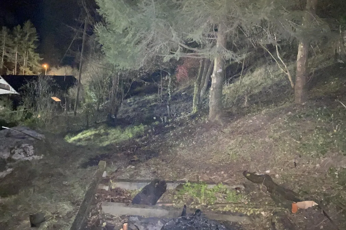 Grellingen BL - Unbeaufsichtigte Feuerstelle erfordert Feuerwehreinsatz