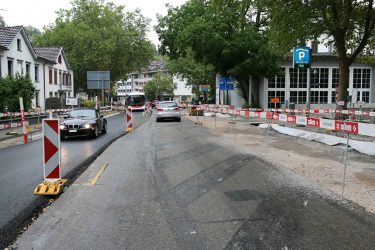 St.Gallen SG -Diverse Unfälle in der Stadt