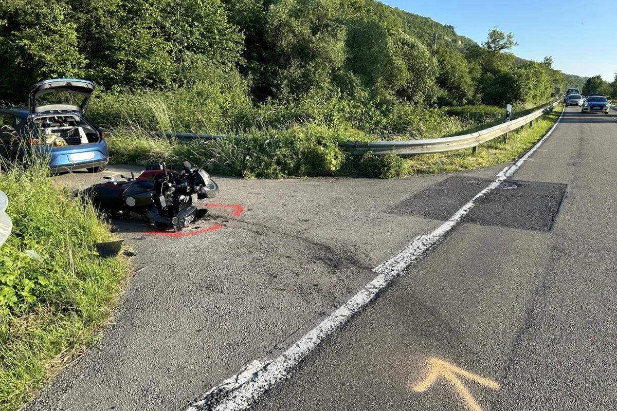 Oberbillig - B419 nach schwerem Unfall gesperrt