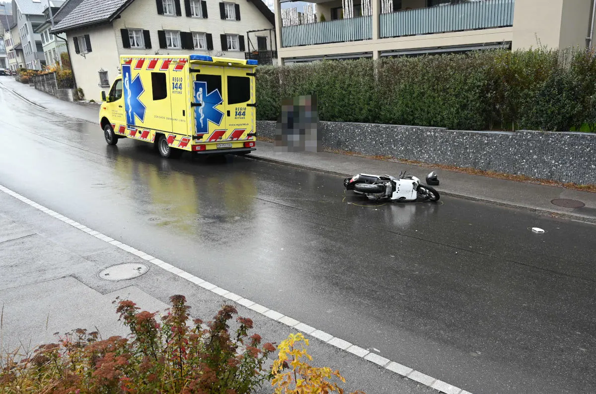 Eschenbach SG – Kollision zwischen Auto und Motorrad