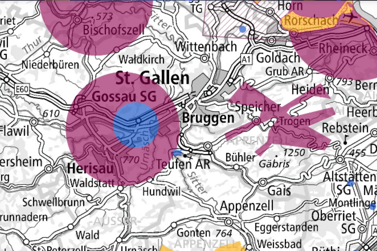 St. Gallen – Drohnenpilot missachtet Verbotszone 
