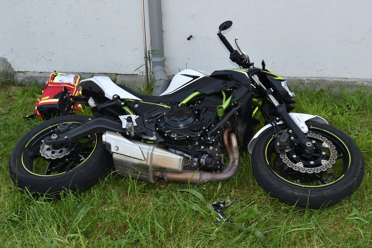 Trogen AR - Motorradfahrer nach Unfall mit Lieferwagen verletzt