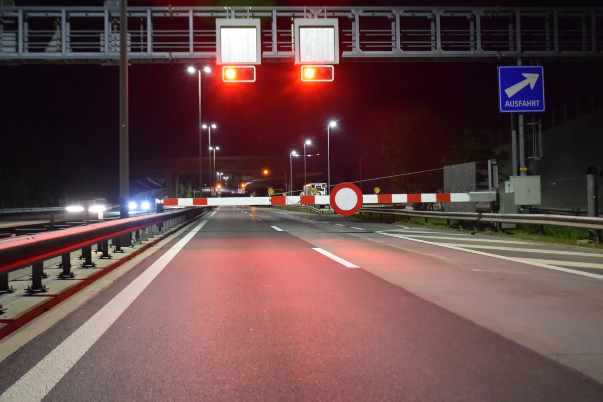 Gotthardstrassentunnel ab Montag aufgrund von Unterhaltsarbeiten gesperrt