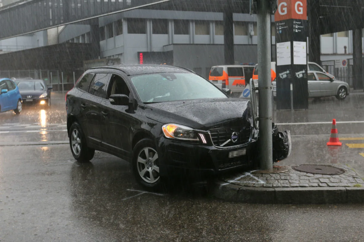 St.Gallen - Vier Unfälle in der Stadt