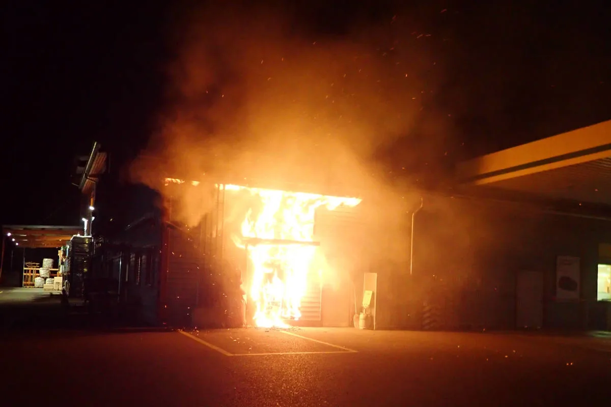 Roggwil TG - Bankomat in Brand gesetzt