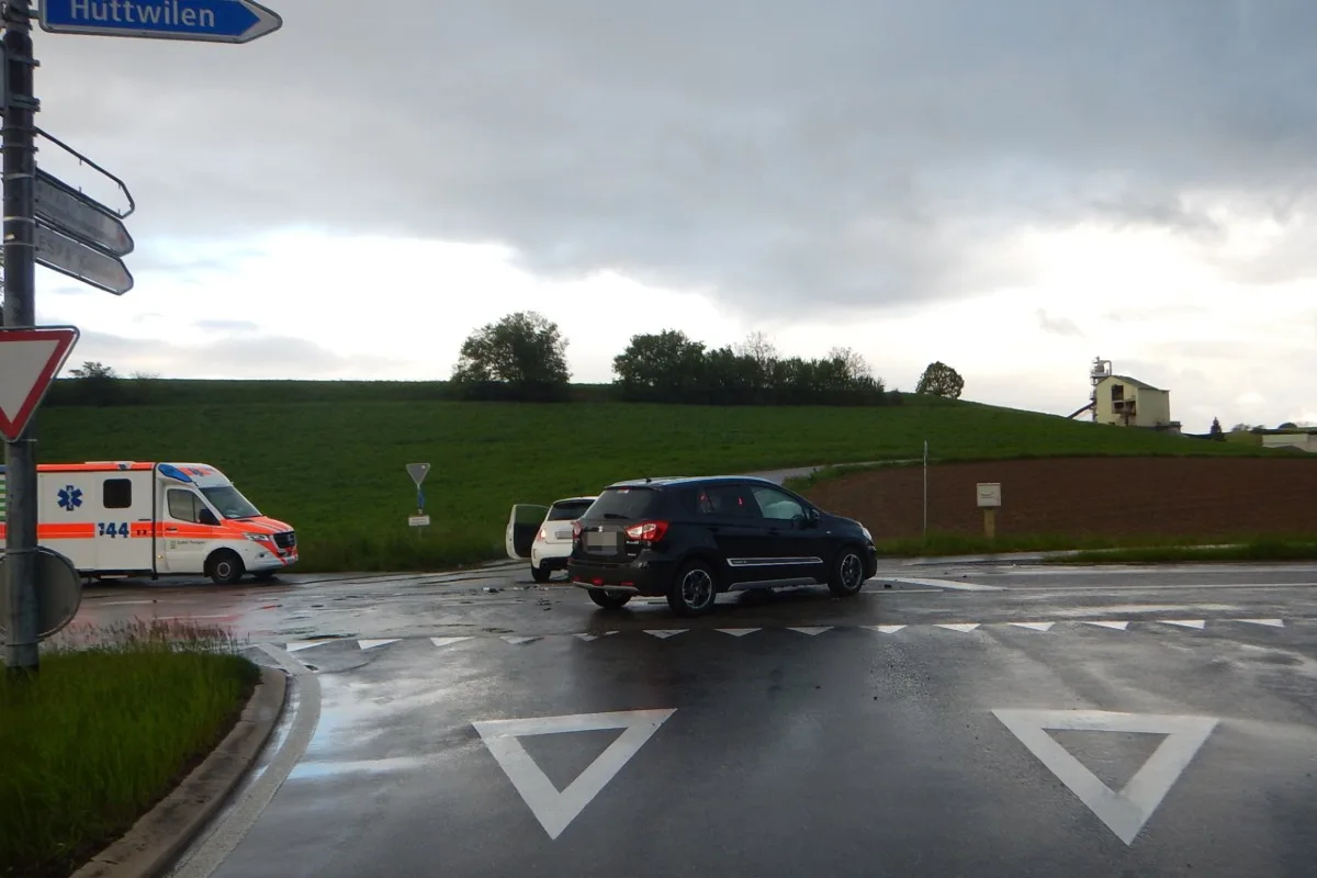 Weiningen TG - Bei Verkehrsunfall verletzt
