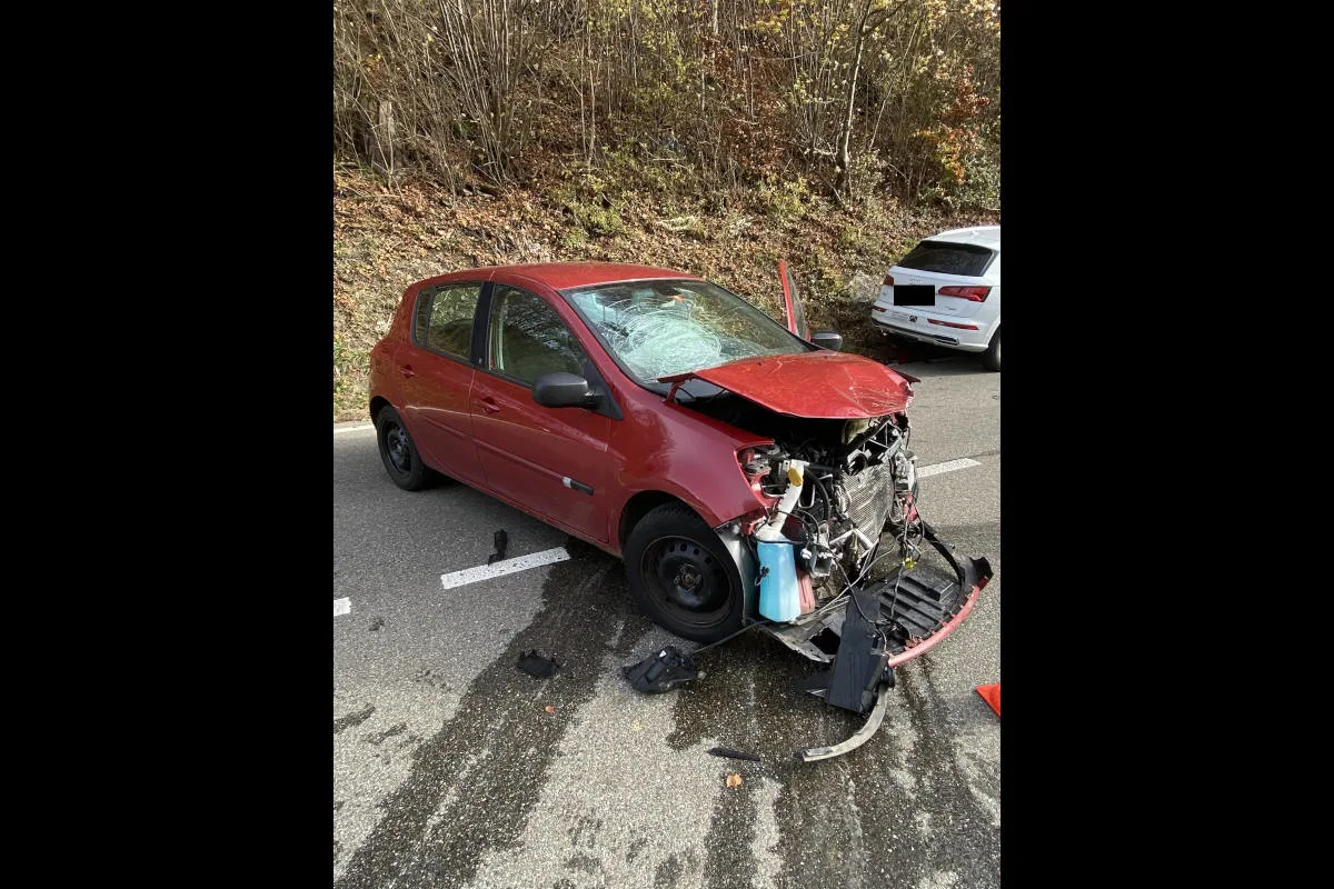 Unfall in Langenbruck BL – Kollision zwischen zwei Personenwagen