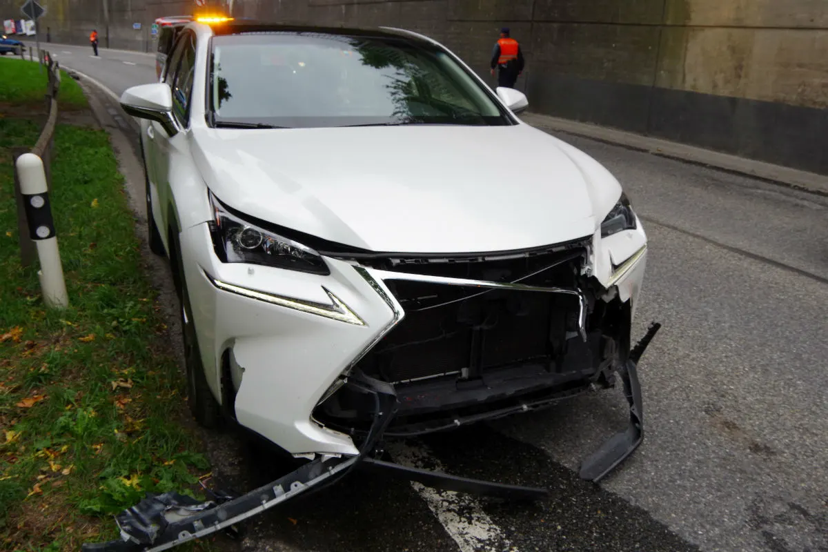 Chur GR - Verkehrsunfall zwischen zwei Personenwagen