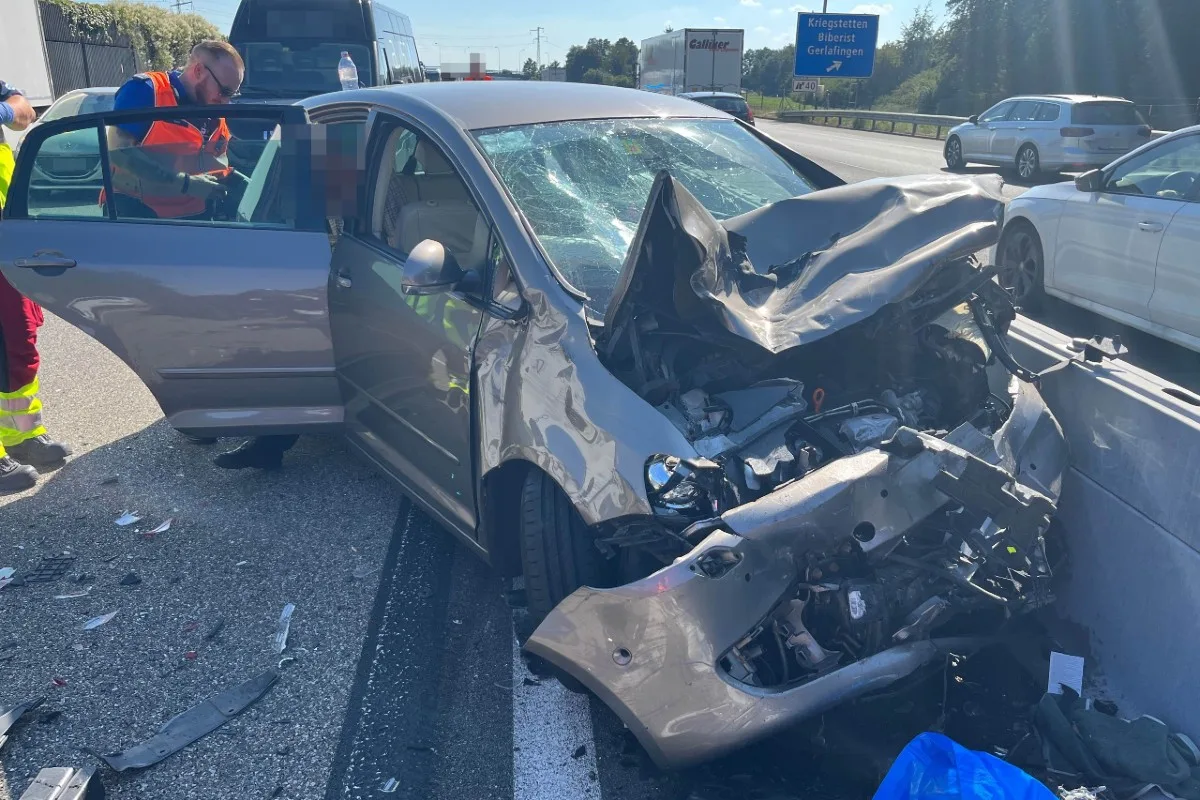 Kriegstetten SO-  Auffahrunfall auf der A1 mit drei beteiligten Autos – zwei Verletzte