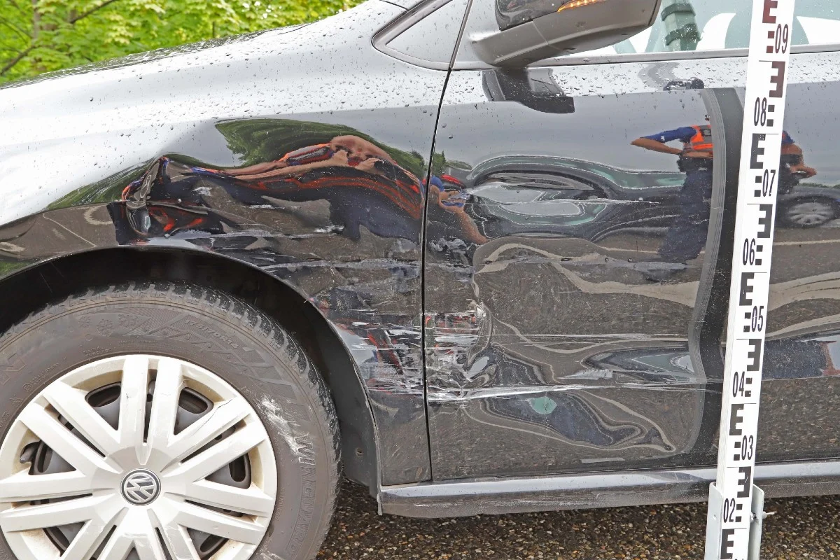 St.Gallen - Zwei Autos kollidieren auf Splügenstrasse