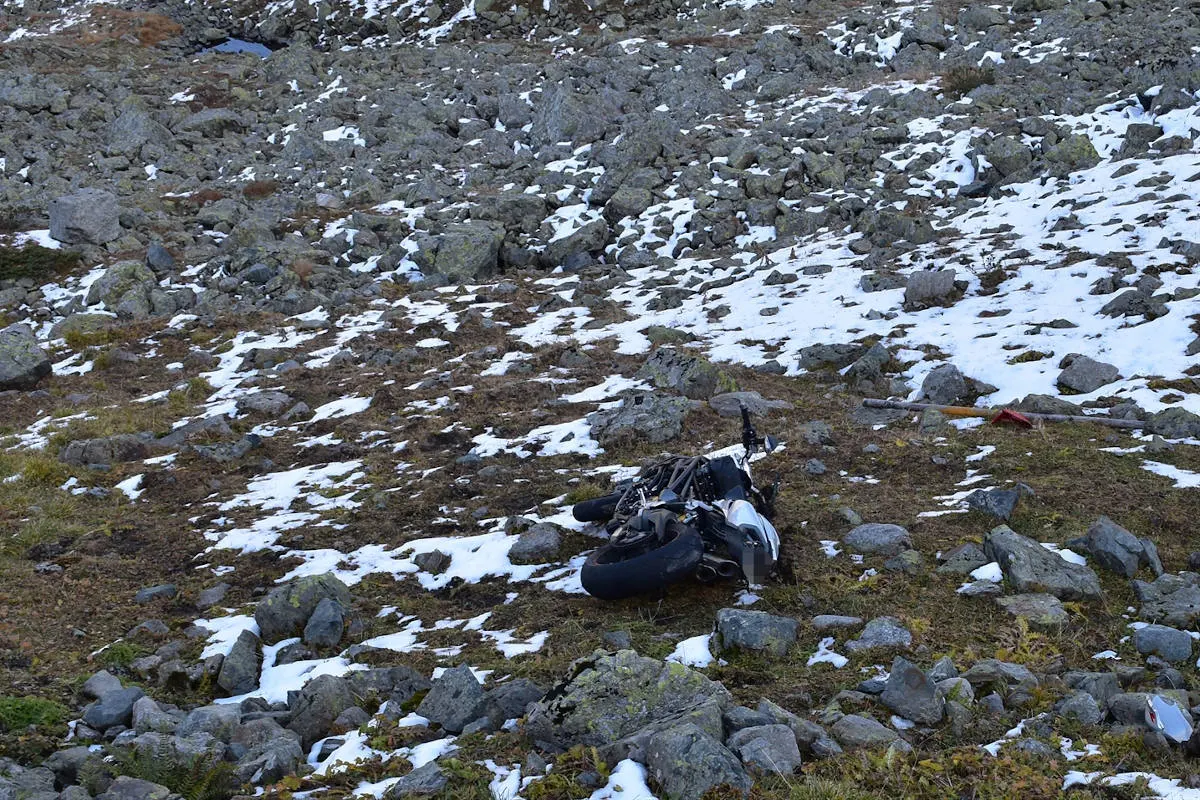 Unfall Davos GR - Motorradlenker bei Selbstunfall verletzt