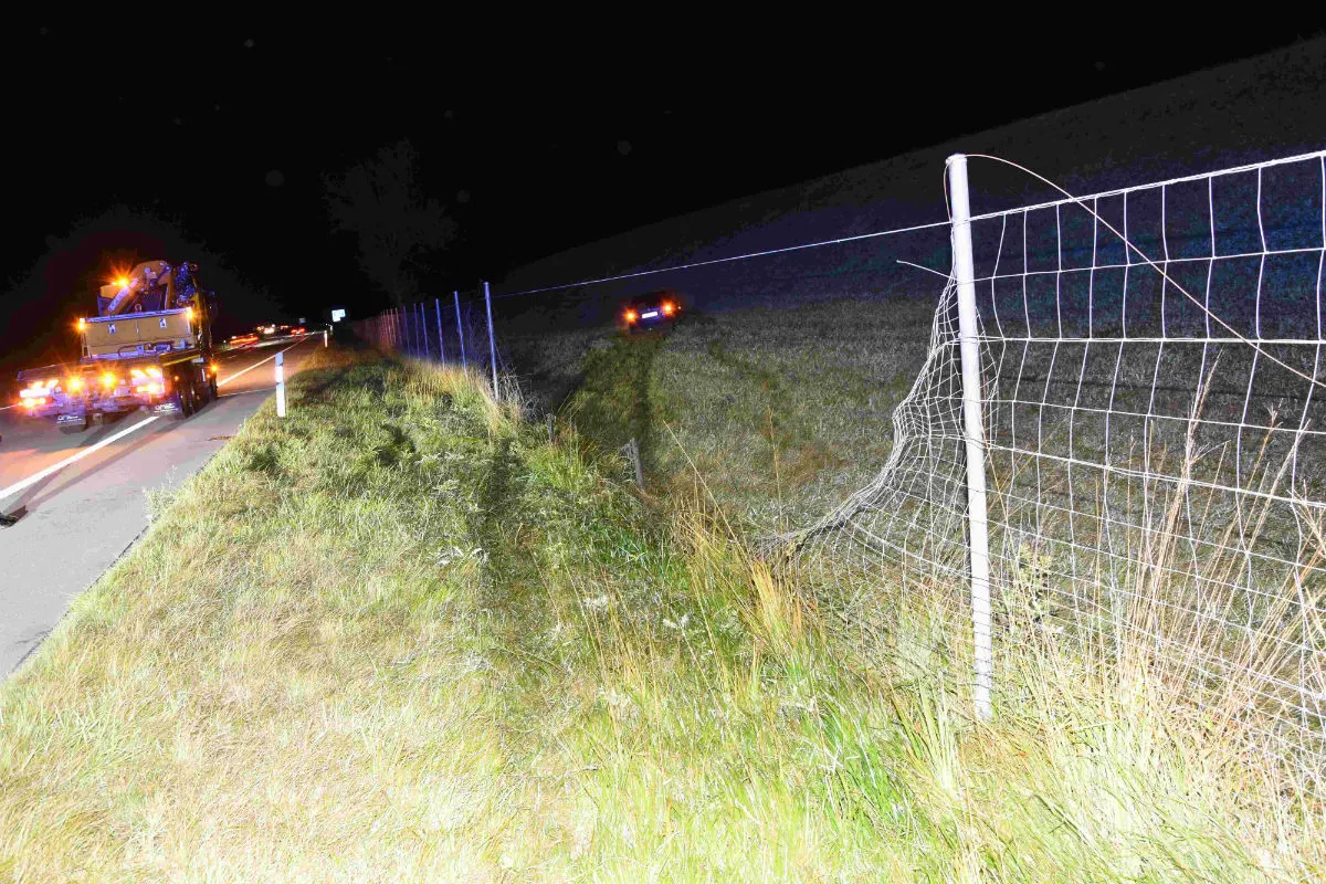 Salez SG - Autofahrer eingeschlafen und verunfallt