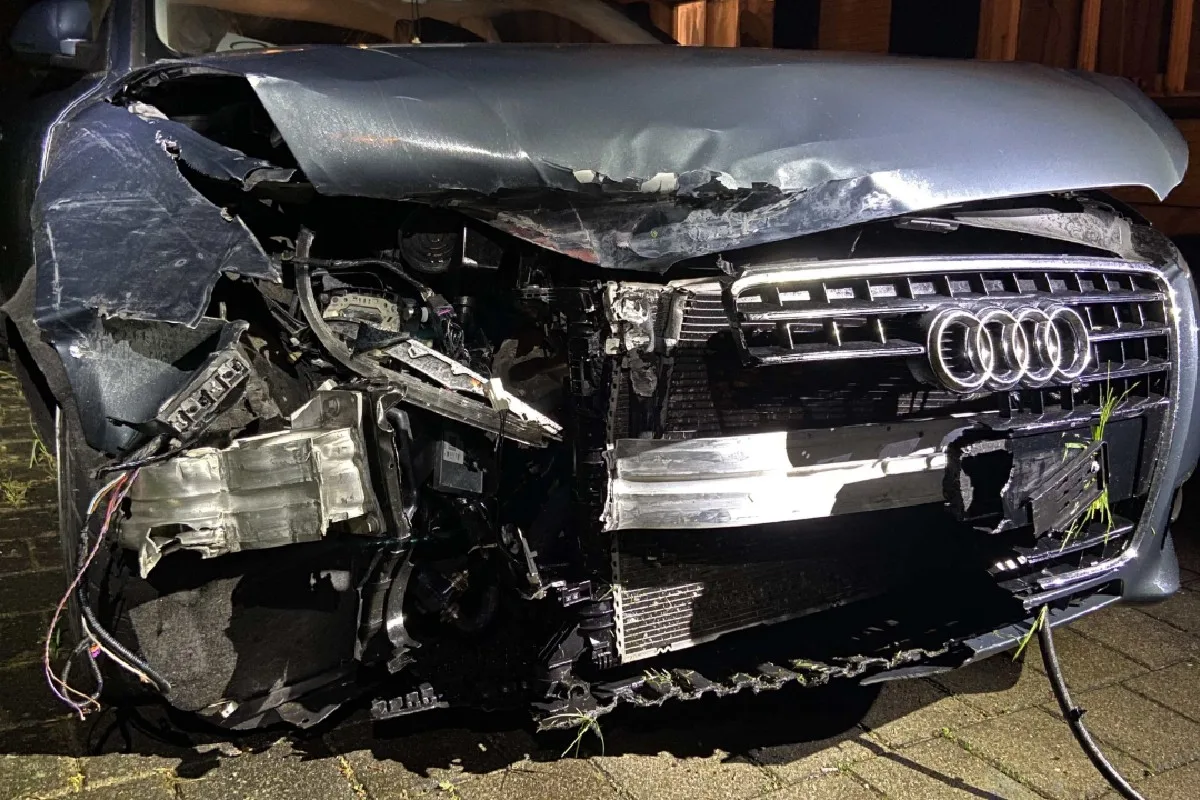 Strengelbach/A2 AG - Betrunkener Audifahrer flüchtet nach Unfall