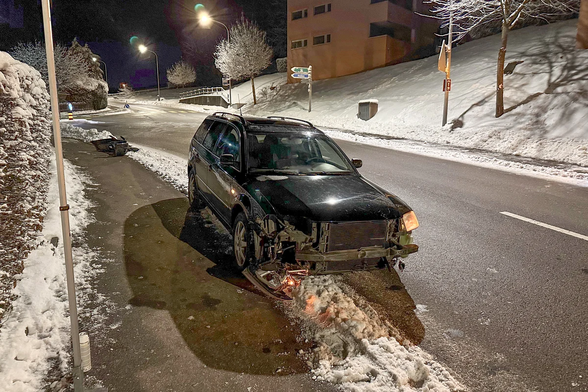 St.Gallen - Fahrerflucht nach Unfall