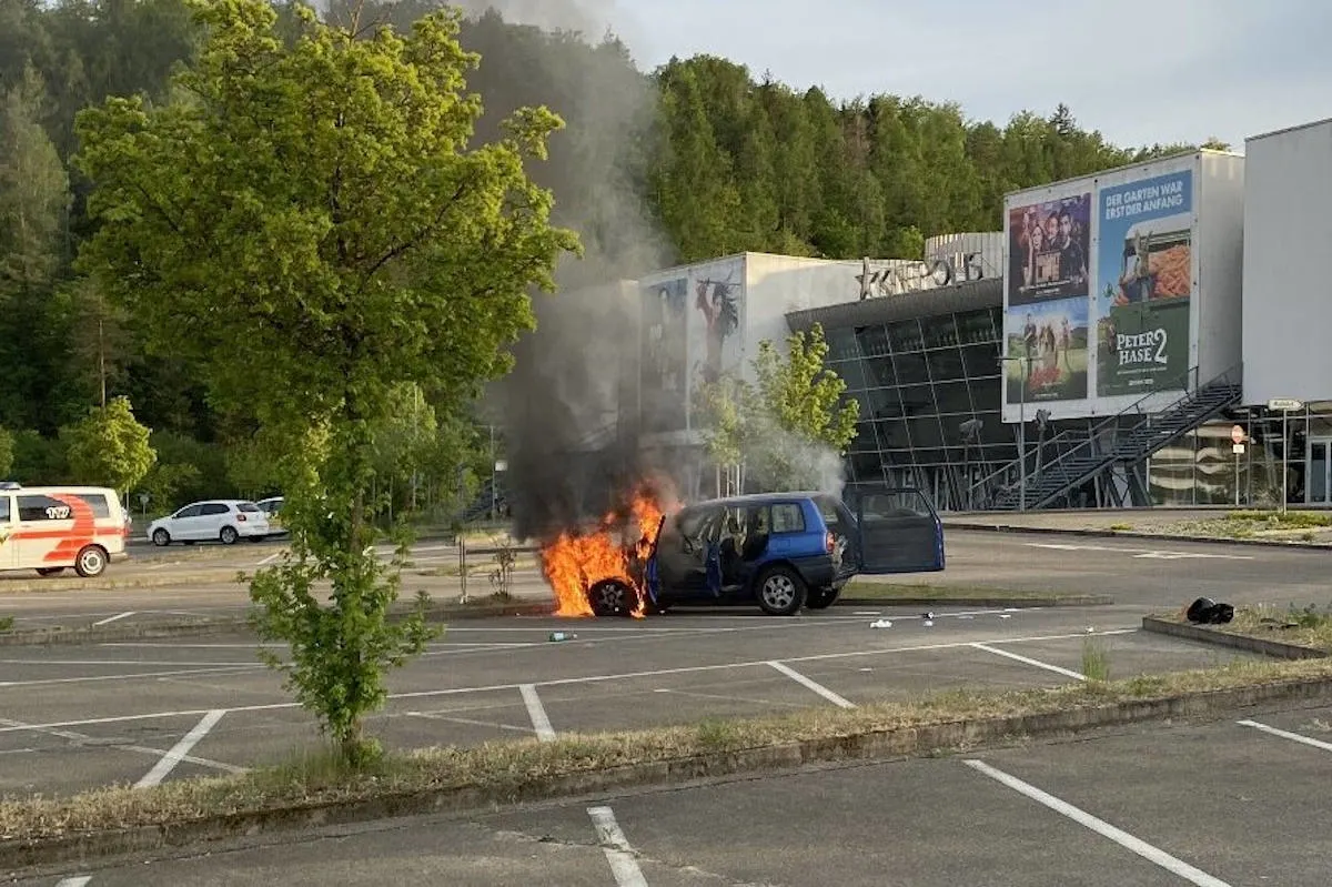 Stadt Schaffhausen – Brand eines Personenwagens