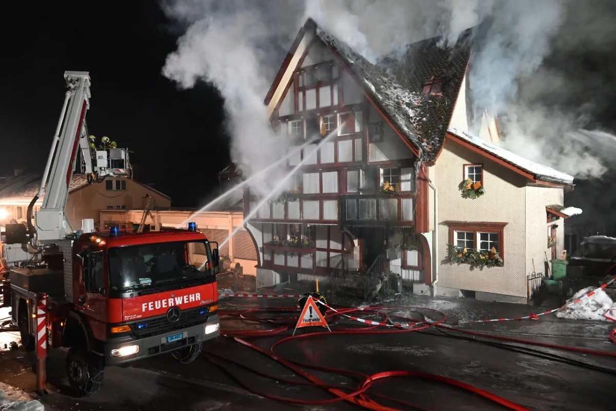 Drama in Oberhelfenschwil SG - Brand fordert zwei Todesopfer