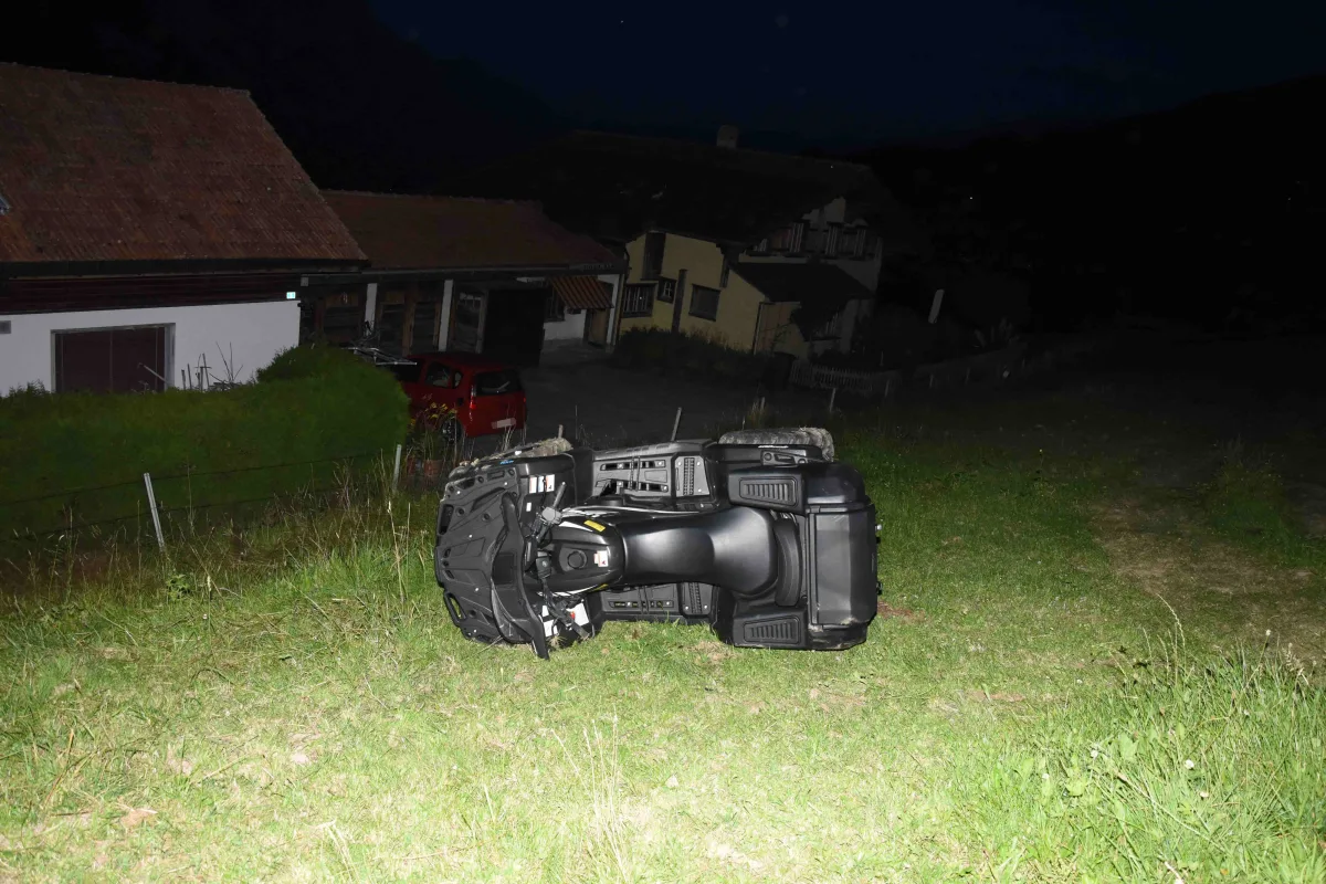 Flumserberg SG - Mit Quad verunfallt