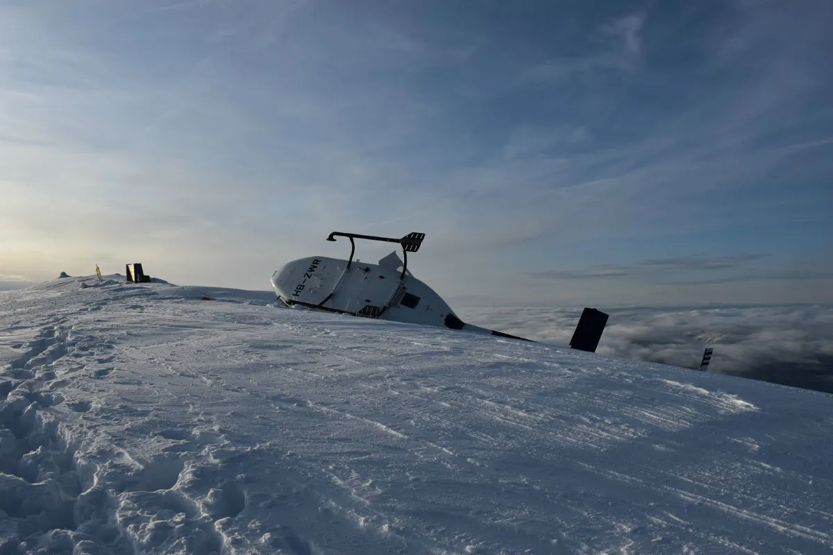 Laax GR - Helikopter bei Landemanöver abgestürzt