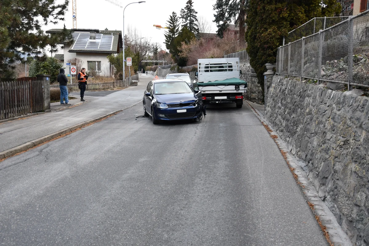 Stadt Chur – Kollision zwischen drei Fahrzeugen