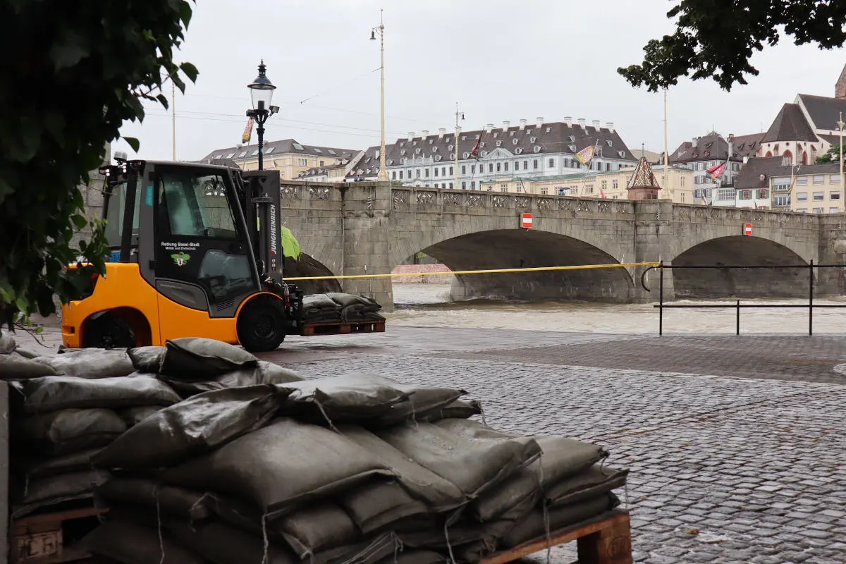 Basel – Teilstab der KKO beschliesst weitere Massnahmen gegen das Hochwasser