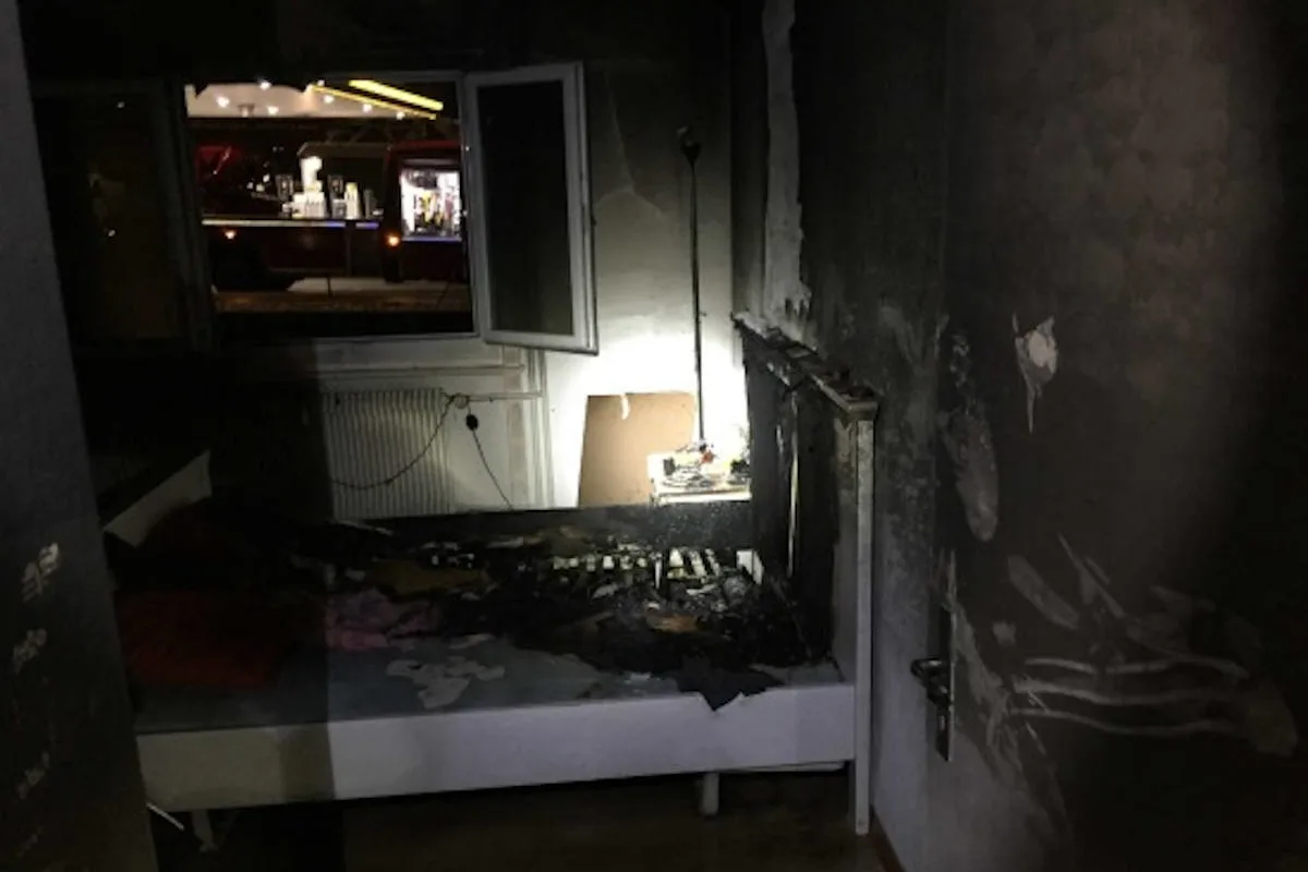 Givisiez FR - Eine Kerze löst Wohnungsbrand aus