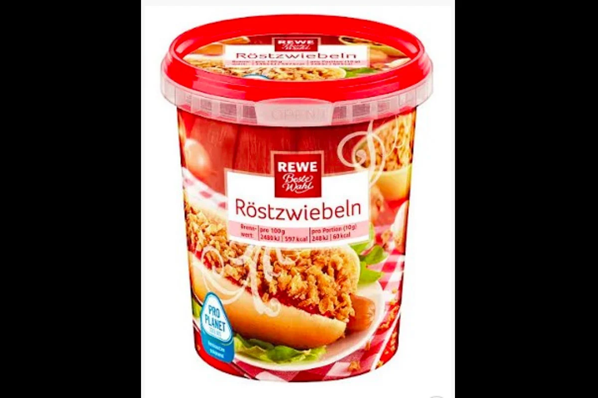 "Rewe Beste Wahl Röstzwiebeln" zurückgerufen