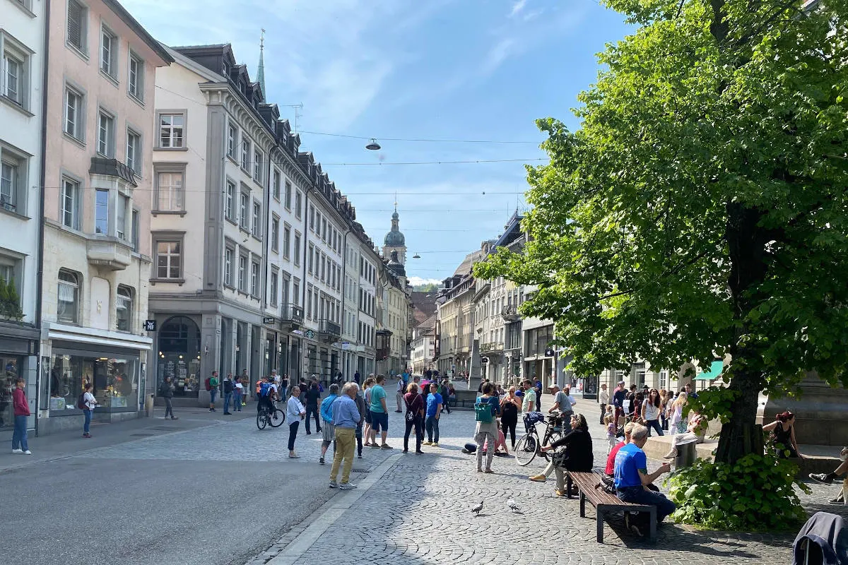 Stadt St.Gallen – Aktion beim Vadiandenkmal aufgelöst
