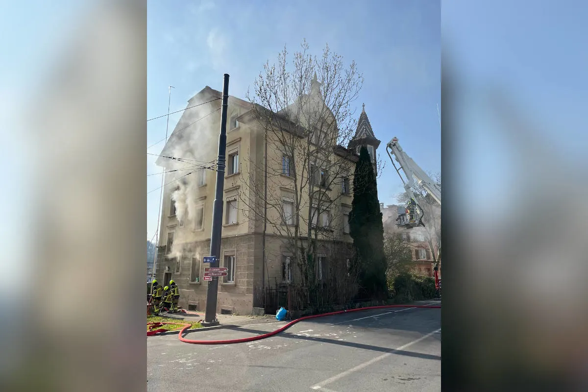 Emmenbrücke LU – Brand in Mehrfamilienhaus