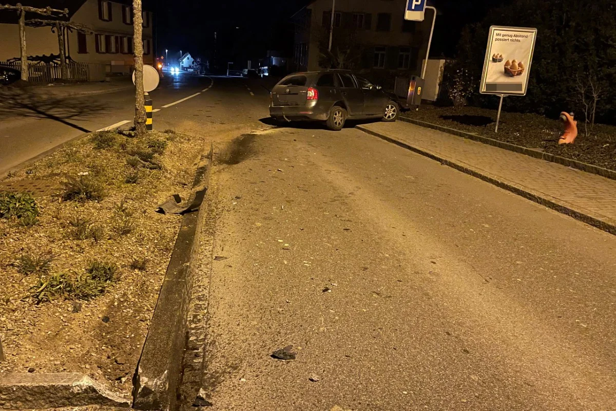 Roggwil TG - Alkoholisiert Selbstunfall verursacht