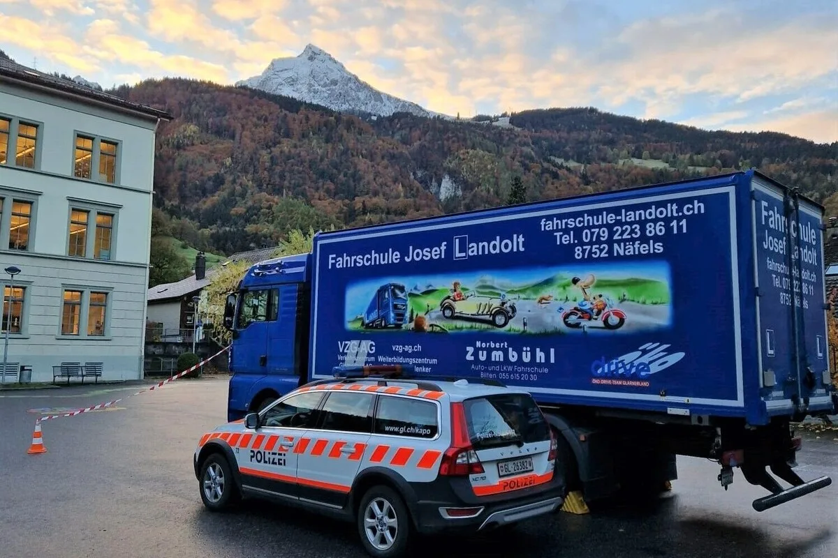 Glarus Nord - Aktion «Toter Winkel» an Schulen