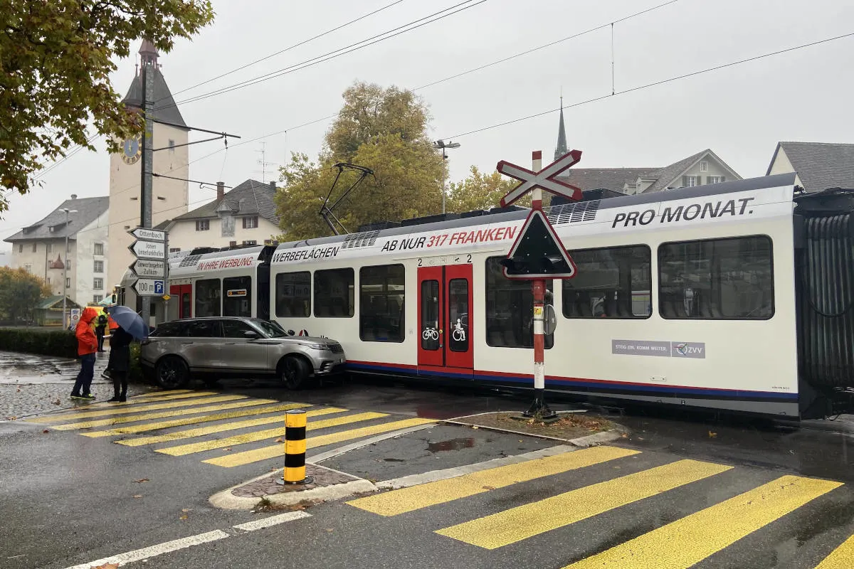 Unfall in Bremgarten AG – Kollision mit Bahn
