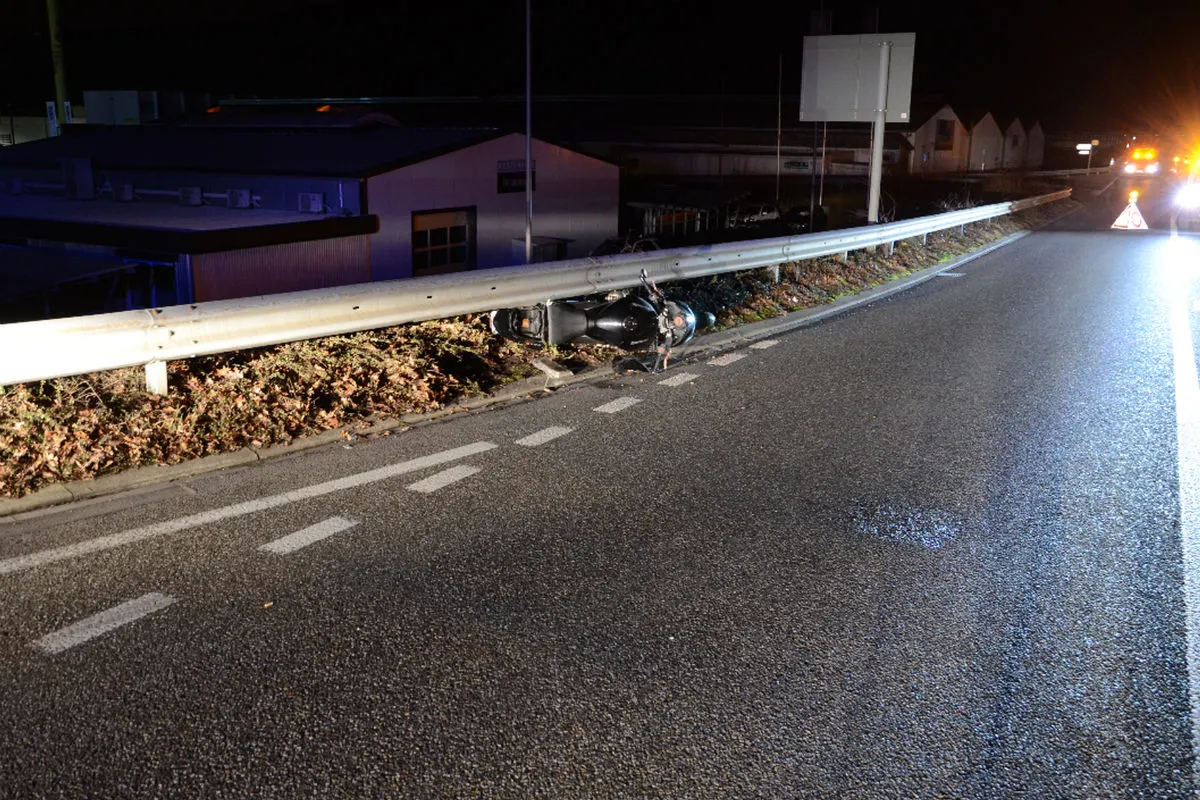 Muttenz BL - Alkoholisierter Motorradfahrer baut schweren Unfall