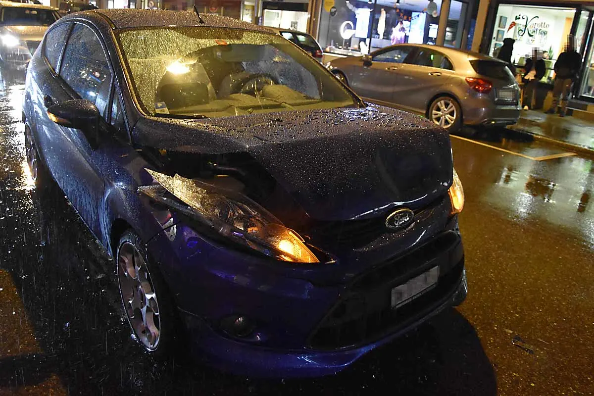 Auffahrunfall mit drei Autos in Rorschach SG - 24-jähriger Mann verletzt