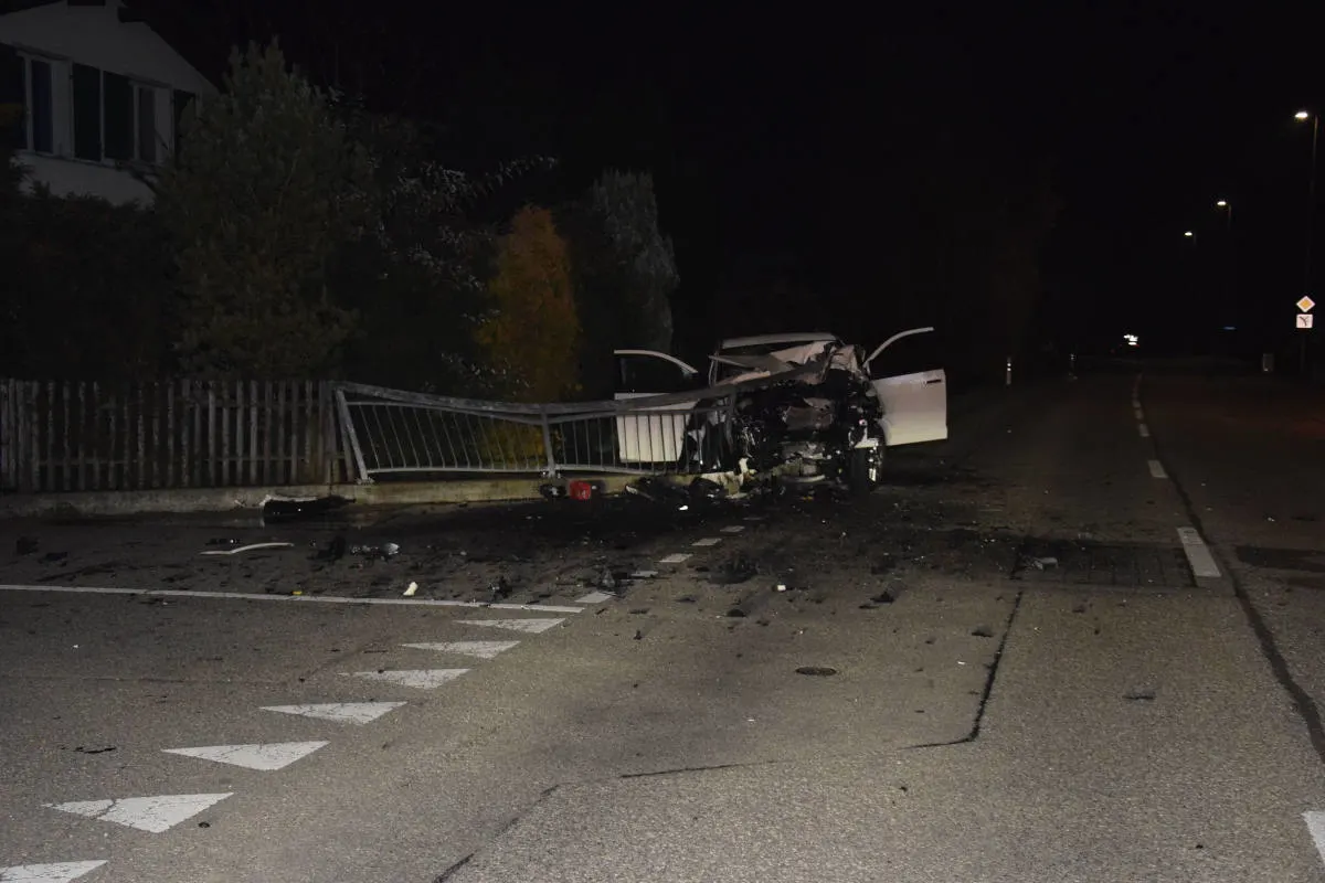 Kestenholz SO – Eine Person bei Unfall verletzt