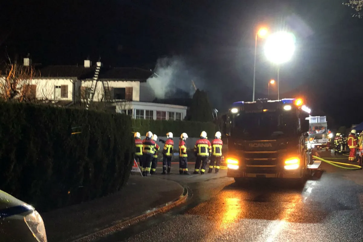 Zufikon AG - Brand fordert ein Todesopfer