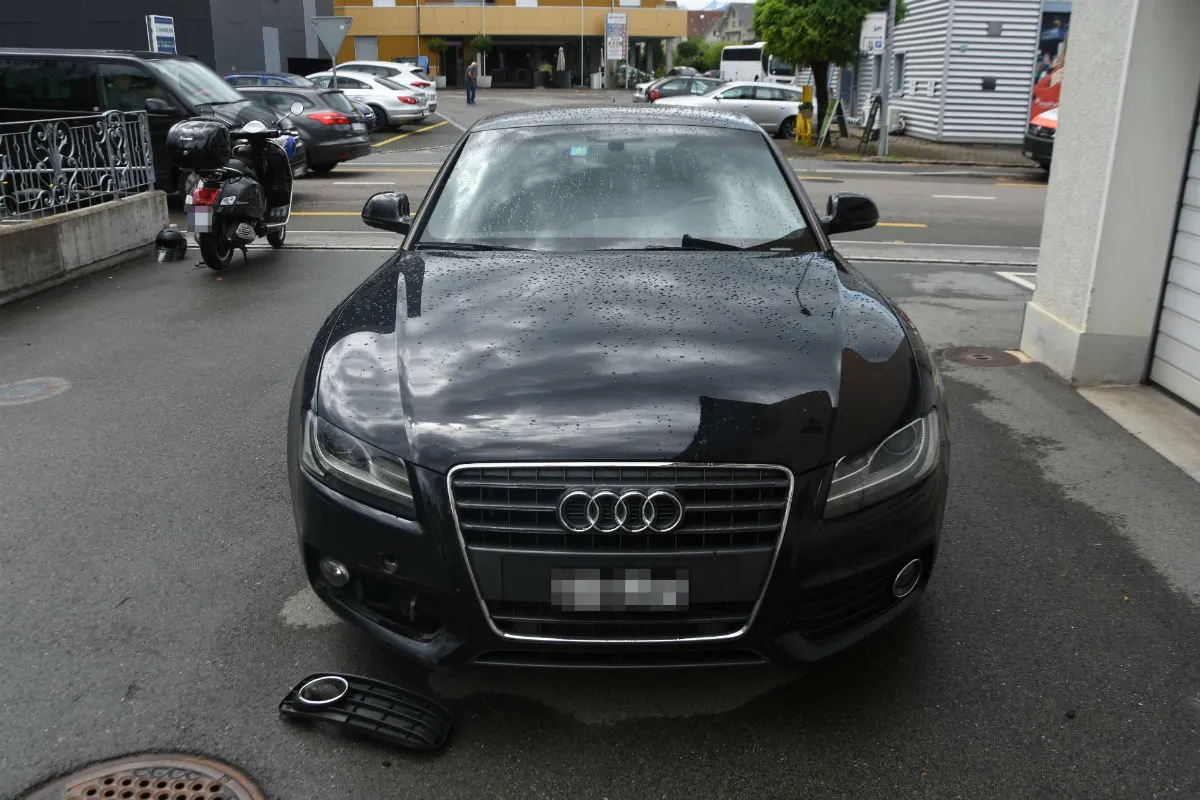 Diepoldsau SG -  Unfall beim Abbiegen