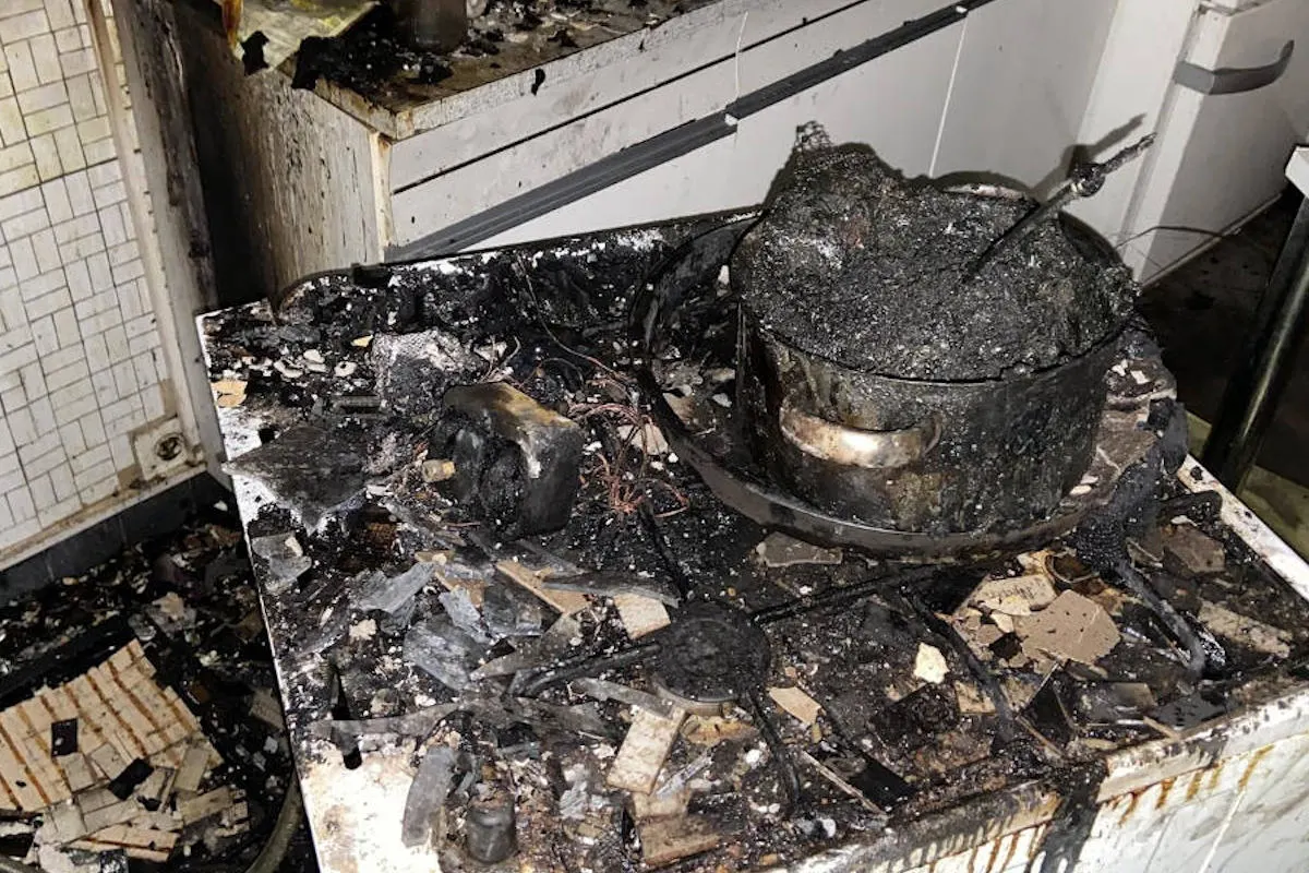 Neuenburg NE – Brand wegen vergessenem Kochtopf